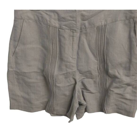 Sachin + Babi For Ankasa Rufina Shorts Linen Blend Gray Sz 8 - Picture 1 of 4